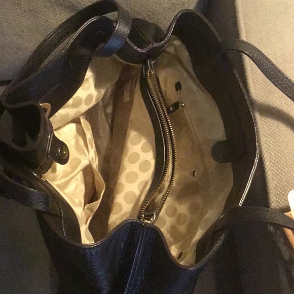 Kate Spade Black Leather Belle Bow Tote Bag - Picture 2 of 3